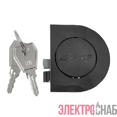 Замок пластиковый черный 30/32-16/13 IP31 PROxima EKF lock-shrn-ip31