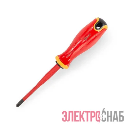 Отвертка диэлектрическая PZ/FL2х100 СЛИМ КВТ 103014