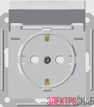 Розетка 1-м СП W59 Aqua 16А IP44 с заземл. защ. шторки механизм бел. SE RS16-152B-1-86