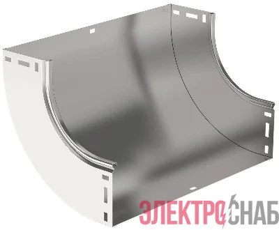 Угол для лотка плавный 90град. 400х80 В10 ESCA IEK CPV51-0-90-080-400