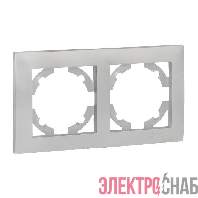 Рамка 2-м Валенсия сталь EKF EWM-G-302-30
