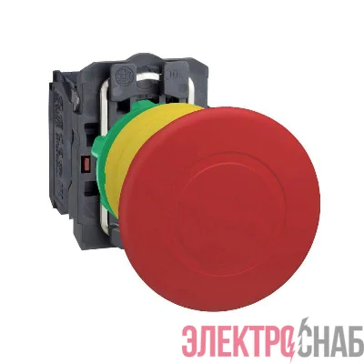 Кнопка аварийного ост. возврат поворотом 2НЗ SchE XB5AS8444