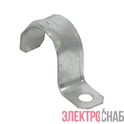 Скоба крепежная однолапковая d25-26мм метал. (уп.10шт) PROxima EKF sm-1-25-26-r