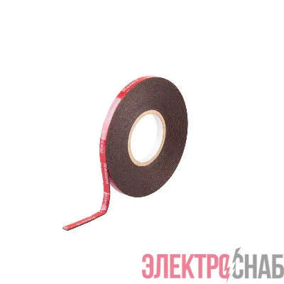 Лента клейкая двухсторонняя на VHB акриловой основе 6ммх5м черн. Rexant 09-6045