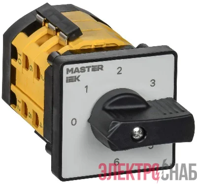 Переключатель кулачковый 10А (сх. 111) стандартная рукоятка IEK MI-CS10-010-111