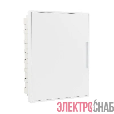 Щиток встраиваемый Фрейм (FRAME) 24мод. слаботочный с бел. дверцей с монтажн. платой в комплекте с 1 розеткой Viva (арт. 45005) и 1 коробкой PDD (арт. 10033) бел. DKC F24B4WW