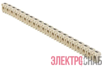 Маркер открытого типа KE 0.75-1.5кв.мм символ "8" (уп.500шт) IEK UMK-KE1-8