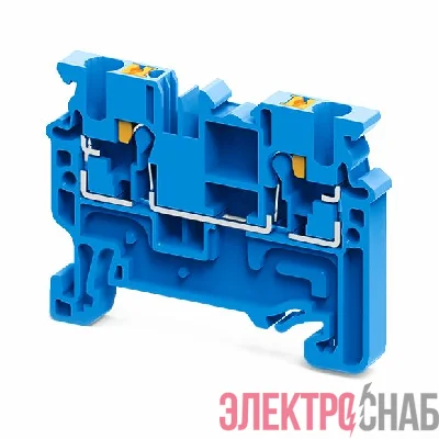 Клемма проходная push-in OptiClip CP-2.5-I-BU-24А (0.2-2.5) син. КЭАЗ 331839