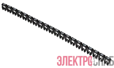 Маркер открытого типа KE 4-6кв.мм символ &quot;0&quot; (уп.500шт) IEK UMK-KE3-0