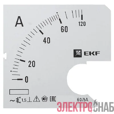 Шкала сменная для A721 60/5А-1.5 PROxima EKF s-a721-60
