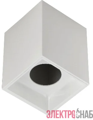 Светильник 4112 накладной поворотный GU10 бел. пласт. IEK LT-UPB0-4112-GU10-1-K01