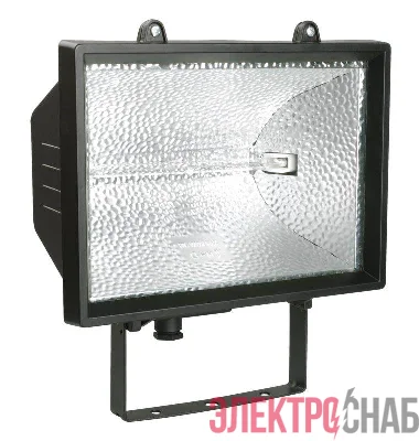 Прожектор FL(ИО) 1000 IP54 галог. черн. IEK LPI01-1-1000-K02