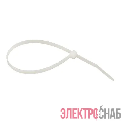 Хомут кабельный 4.8х250 нейл. бел. (уп.100шт) EKF plc-c-4.8x250