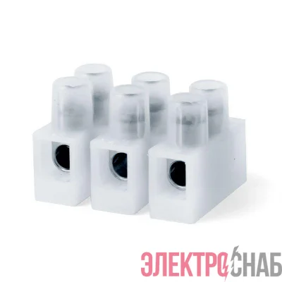 Колодка клеммная винтовая 3х2.5кв.мм 24А полиамид 450В 110град.C (розница) DKC 43103NYR