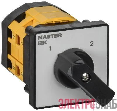 Переключатель кулачковый 10А (сх. 54) стандартная рукоятка IEK MI-CS10-010-054