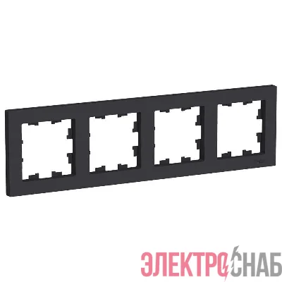 Рамка 4-м AtlasDesign универс. карбон SE ATN001004