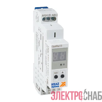 Реле времени OptiRel D TMR-ARD-1T-240U-1 циклическое цифровое 16А 1СО 12-230АС/DC КЭАЗ 357858