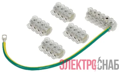 Набор колодок клеммных НК-2 (4хKE10.1+KE10.3 SV15.5) IEK UZK-NKK-155
