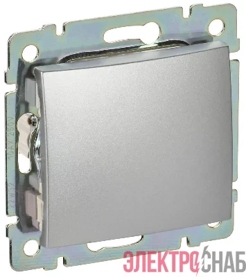 Выключатель 1-кл. СП Valena 10А IP31 250В механизм алюм. IEK 770101