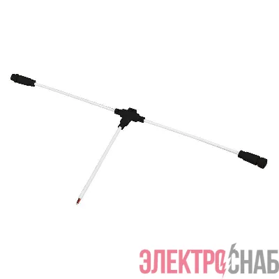 Коннектор питания ARL-MOONLIGHT-SPI/DMX-CON-POWER-T-MID-WIRE-BLK IP67 пластик Arlight 051906