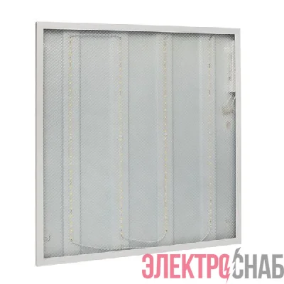 Светильник светодиодный ДВО-4102-Z 36Вт 6500К 595х595 призма панель EKF LPL-4102-Z-36-6500