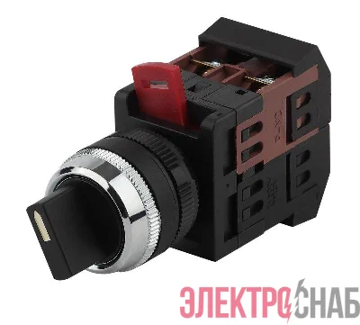 Переключатель AC-22 2 фиксир. полож. I-O 1з+1р BSW10-AC-2-K02E ЭРА Б0045676
