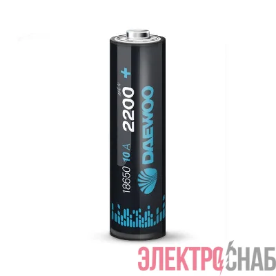 Аккумулятор 18650 3.7В Li-Ion 2200мА.ч 10А BL-1 DAEWOO 5043329