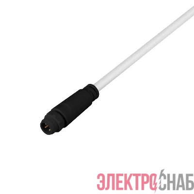 Коннектор питания MOONLIGHT-SPI/DMX-CON-POWER-MALE-BLK IP67 пластик Arlight 051529