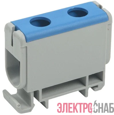Клемма вводная силовая КВС 6-50кв.мм син. IEK YZN12-050-K07