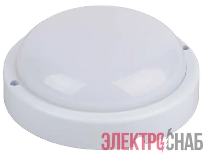 Светильник светодиодный SPB-2-08-R ЖКХ 155х50 8Вт 760лм 4000К IP65 круг shrink ЭРА Б0036413