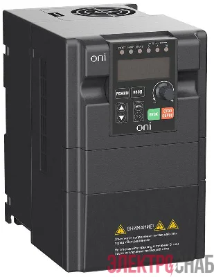 Преобразователь частоты A150 220В 1ф 1.5кВт 7А встроенный торм. модуль ONI A150-21-15NT