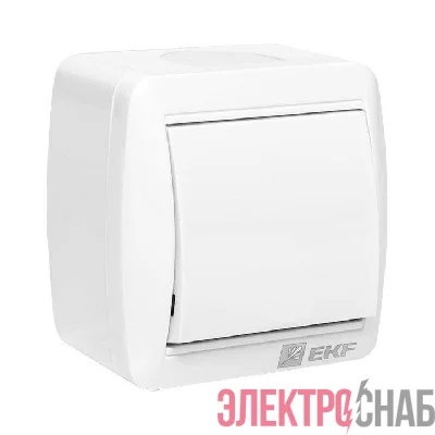Выключатель ОП Владивосток 10А IP54 бел. PROxima EKF EQR16-021-30-54
