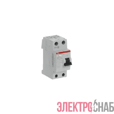 FH202 AC-63/0,03 Выключатель дифференциального тока 2-модульный EU 2CSF202002R1630 (замена для 2CSF202004R1630)