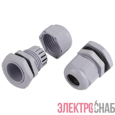 Ввод кабельный (сальник) PG 16 d10-14мм (d отверст. 21мм) IP54 (уп.15шт) Эра Б0065194