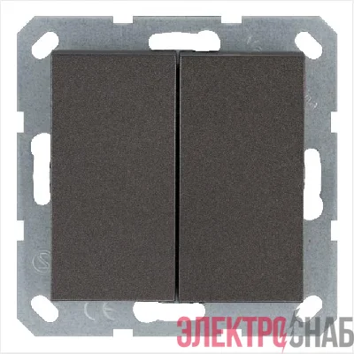 Переключатель перекрестный 2-кл. 10А IP20 механизм мокко Jasmart G3014Z