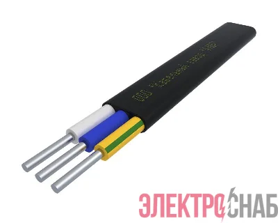Кабель АВВГ-Пнг(А)-LS 3х2.5 ОК (N PE) 0.66кВ (бухта) (м) АЛЮР 00-00001905