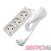 Удлинитель 3х10м с заземл. 10А IP20 2.2кВт ПВС Союз 481S-9310