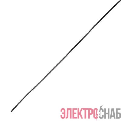 Трубка термоусадочная двустенная клеевая 6/1.5 (4:1) 1м черн. Rexant 23-6006