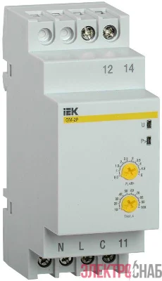 Ограничитель мощности ОМ-2P 16А 230В IEK MOM10-2-016