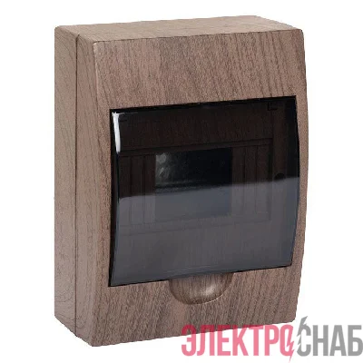 Щит ЩРН-П-6 IP41 темное дерево PROxima EKF pb40-n-6-dark