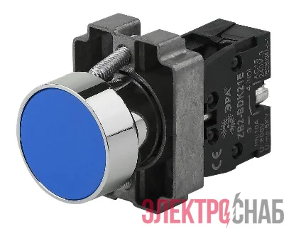 Кнопка управления LAY5-BA61 без подсветки син. 1з BBT60-BA-K07E ЭРА Б0045669