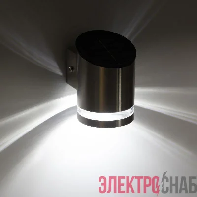 Светильник светодиодный ERAFS012-03 "Статус" 3LED уличный настенный на солнечн. батарее Эра Б0057594