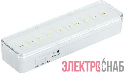 Светильник ДБА 3925 аккумулятор 2ч 1.5Вт IEK LDBA0-3925-10-K01