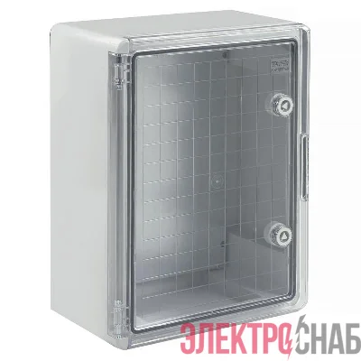 Корпус ударопрочный ЩМПп 400х300х170 IK10 IP65 прозр. дверь АБС пластик PRIZMA TOKOV ELECTRIC TKE-PZ-CPB03-IK10-IP65