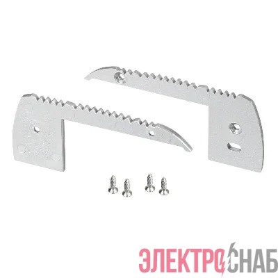 Заглушка STAIR-W65 SILVER пластик (уп.2шт) Arlight 055464