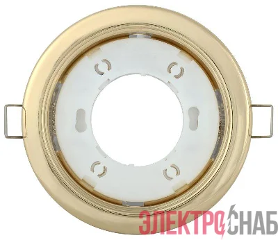 Светильник точечный GX53 встраив. зол. IEK LUVB0-GX53-1-K22