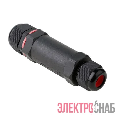Коннектор кабельный I-образный (клеммник 3PIN) IP68 FreeTools EKF plc-uac-cb3