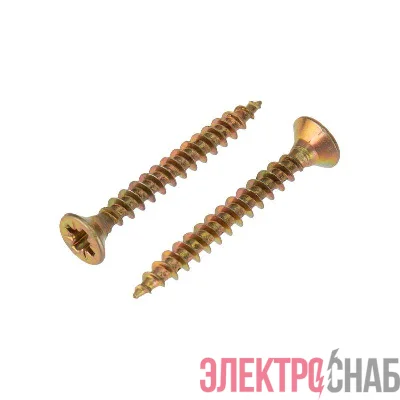 Саморез универсальный 4х30 желт. цинк (уп.250шт) Kranz KR-01-3311-027