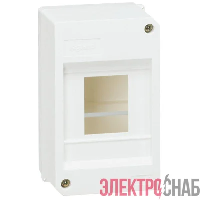 Щиток распред. накладной 4-м Mini S 140х87х68мм без двер. IP30 бел. Leg 001357