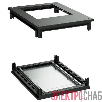 Комплект (крыша с фланцем и основание) для шкафов CQE 800x1200 RAL9005 DKC R5KTB812FITB